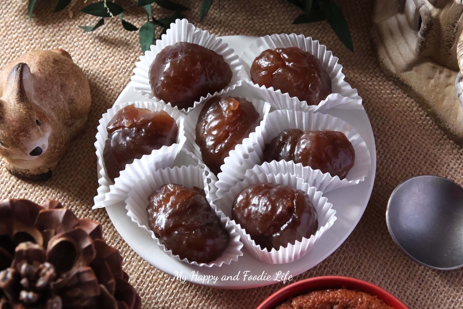 Recette de fondants à la crème de marrons glacés