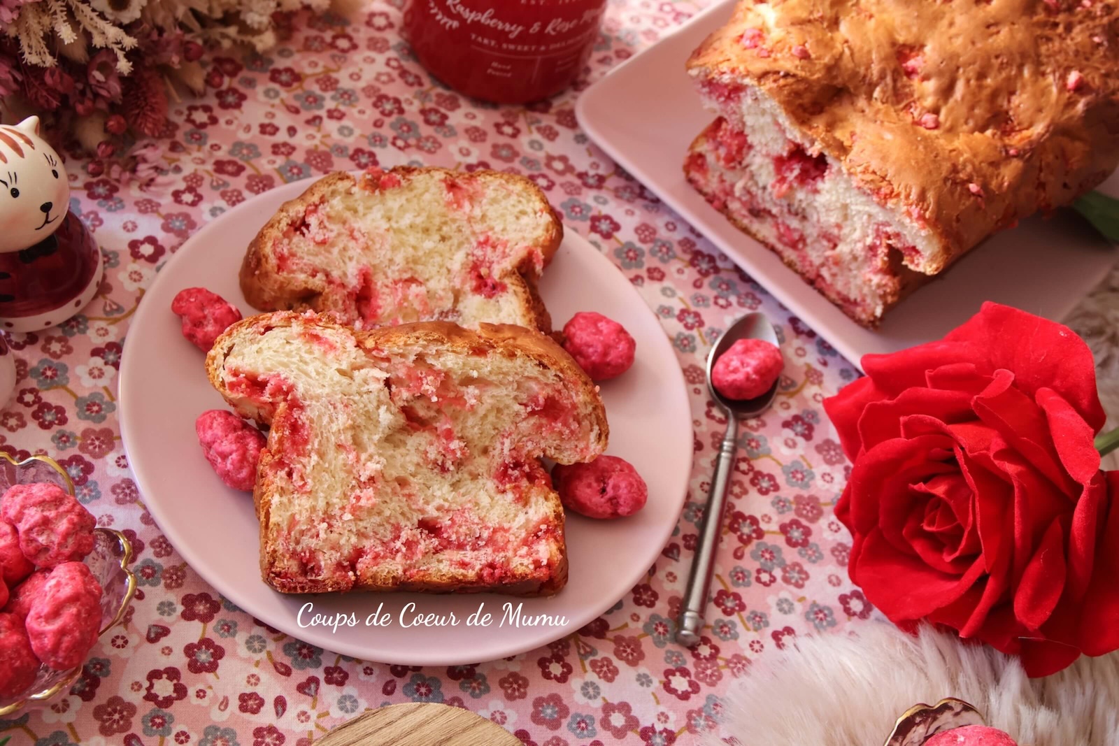 Meilleure recette Brioche aux Pralines Roses Blog Cuisine
