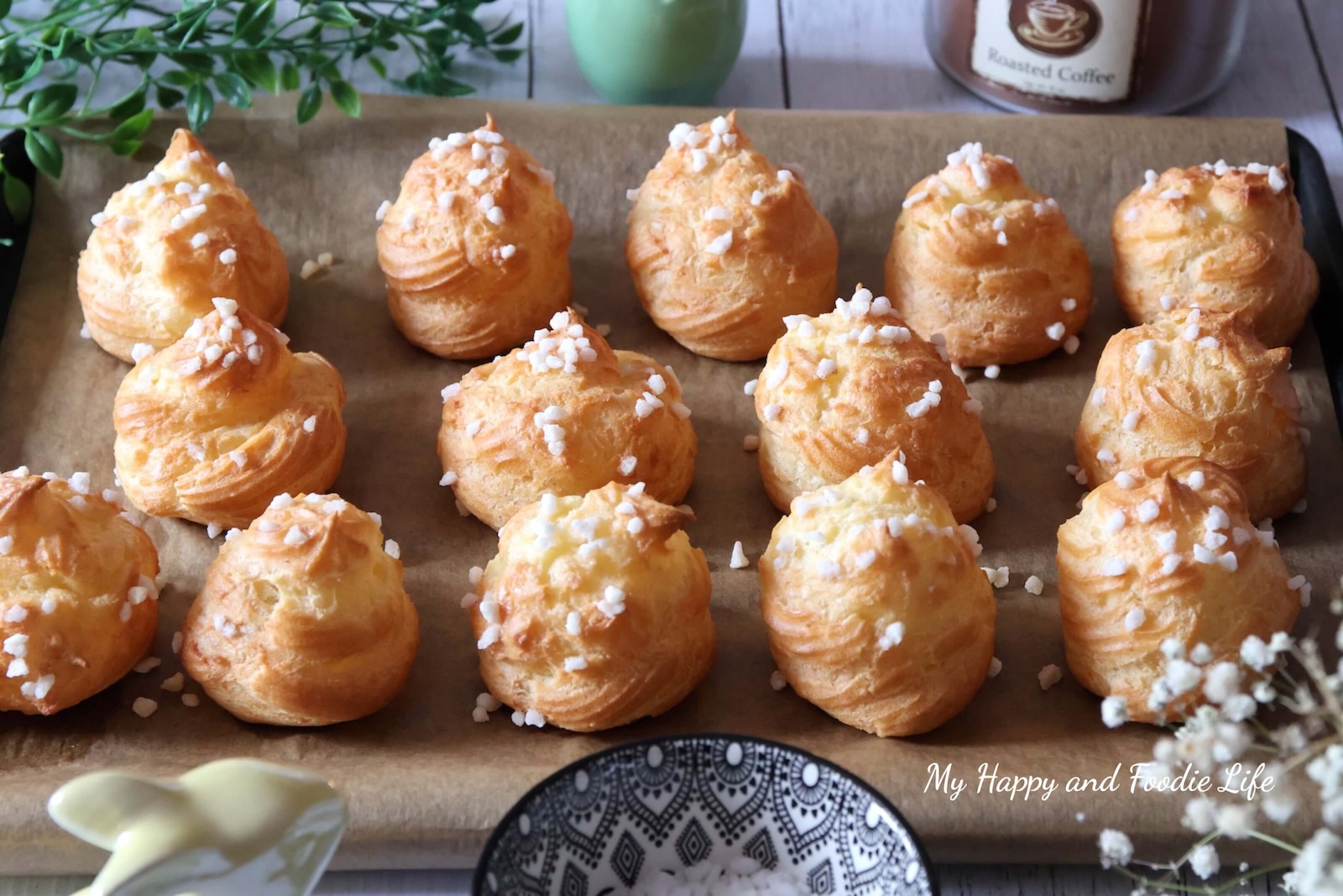 ma recette facile de la pâte à choux et des chouquettes